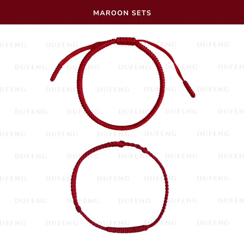 Dufeng - Twin Souls Knot Maroon Set - Image 4