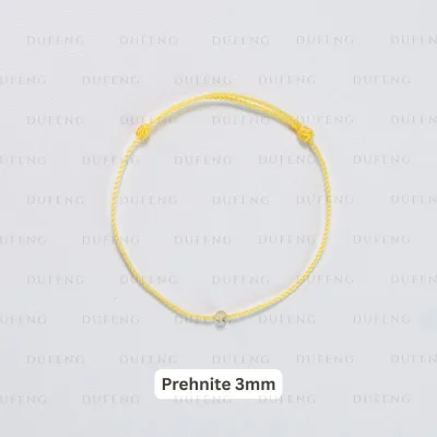 Dufeng - Timeless Gemstone String - Prehnite 3mm, 16-17cm