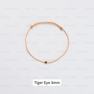 Dufeng - Timeless Gemstone String - Tiger Eye 3mm, 14-15cm