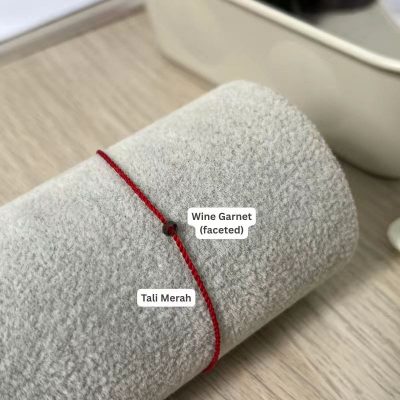 Dufeng - Timeless Gemstone String - Wine Garnet 3mm, 16-17cm