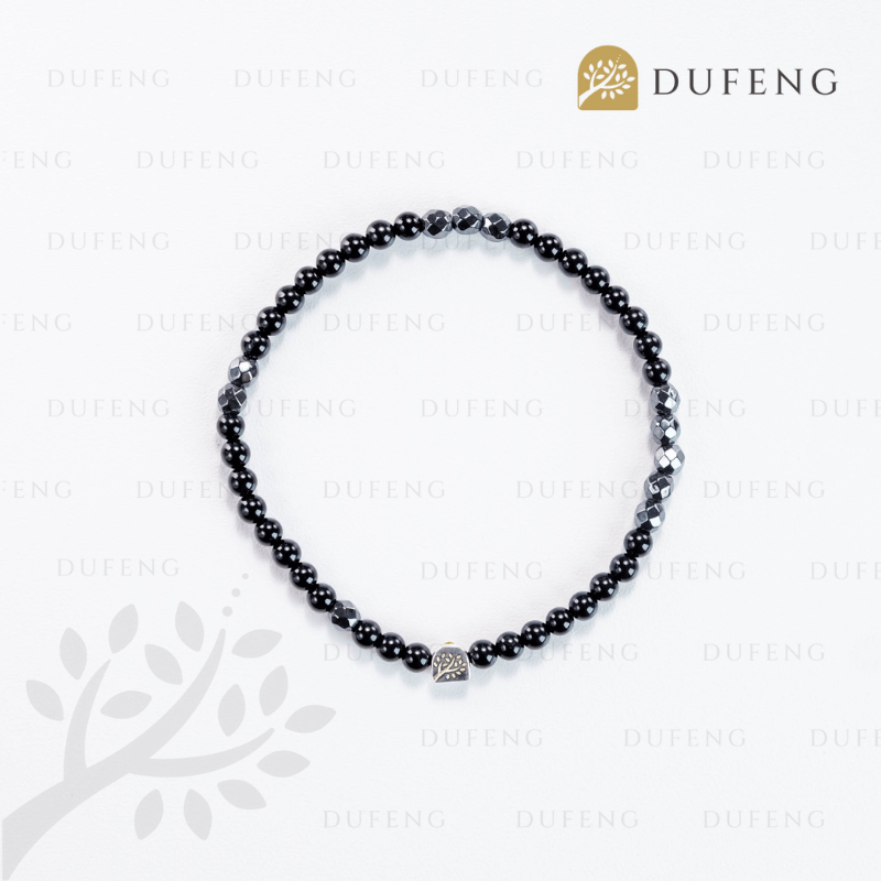 Dufeng - Noir Balance Tourmaline Hematite Bracelet
