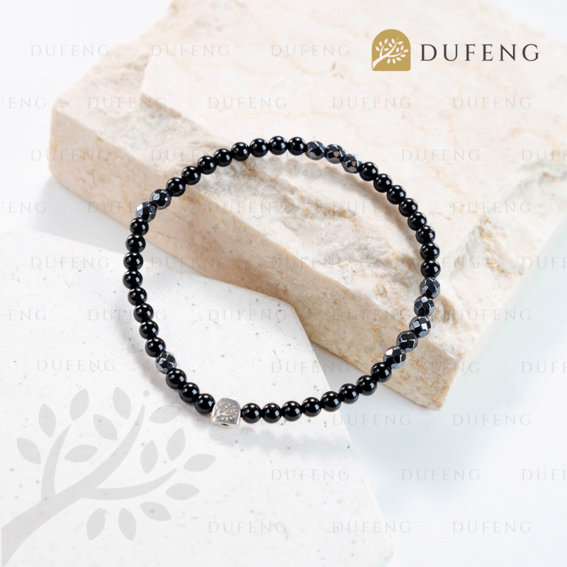 Dufeng - Noir Balance Tourmaline Hematite Bracelet - Image 3