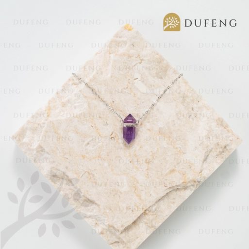 Dufeng – Pure Hexa Crystal Necklace