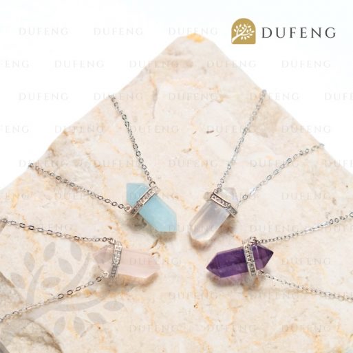 Dufeng - Pure Hexa Crystal Necklace