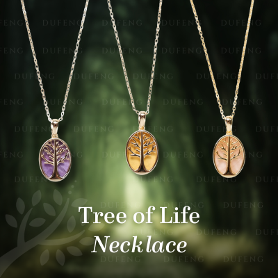 Dufeng - Celestial Tree Crystal S925 Necklace