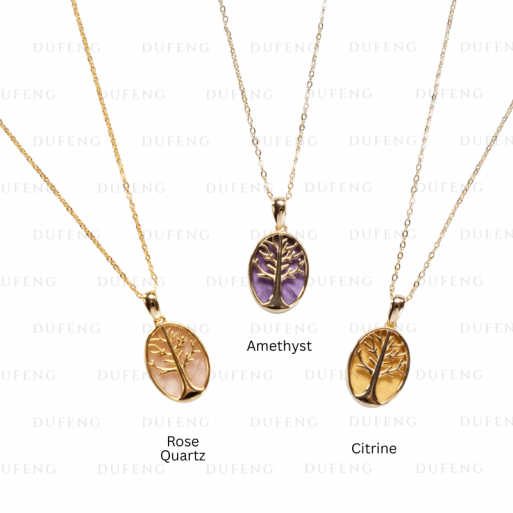 Dufeng – Celestial Tree Crystal S925 Necklace