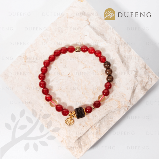 Dufeng – Wheel of Radiant Virtue Carnelian Bracelet
