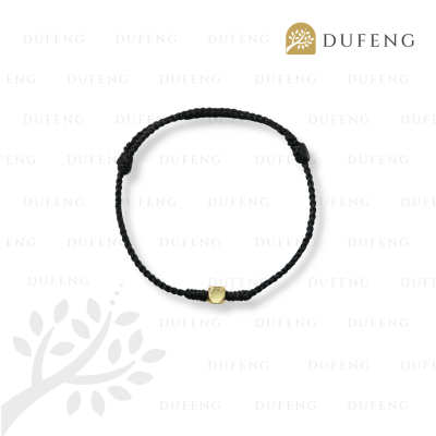 Dufeng - Four Directions Blessing Thread Bracelet - Hitam, 14-18cm