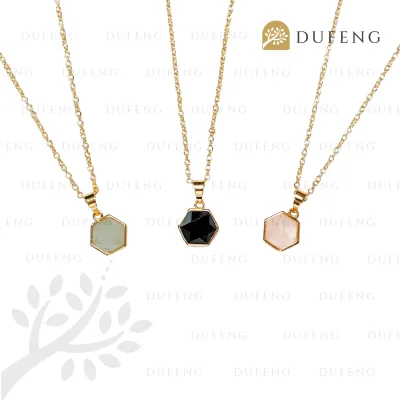 Dufeng - Stella Hexa Crystal Necklace