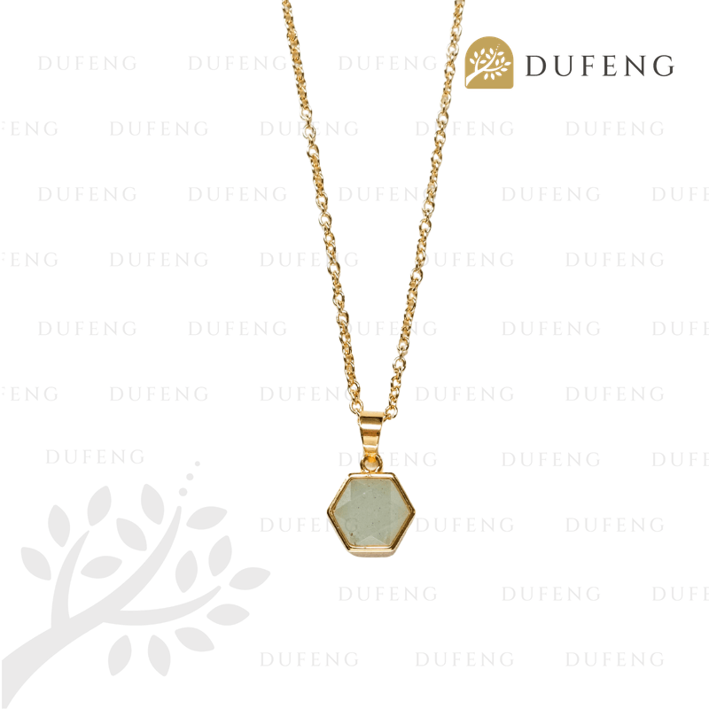 Dufeng - Stella Hexa Crystal Necklace - Image 4