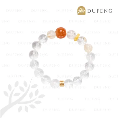 Dufeng - Utmost Clarity Clear Quartz Crystal Bracelet