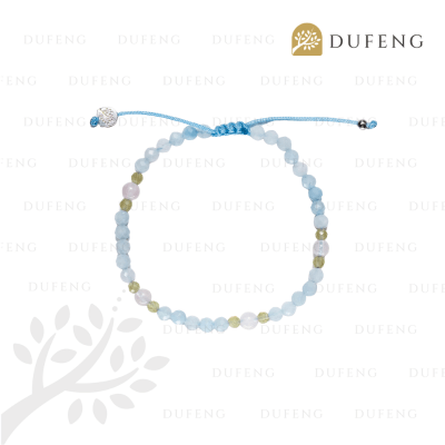 Dufeng - Angel's Garden Aquamarine Crystal Bracelet