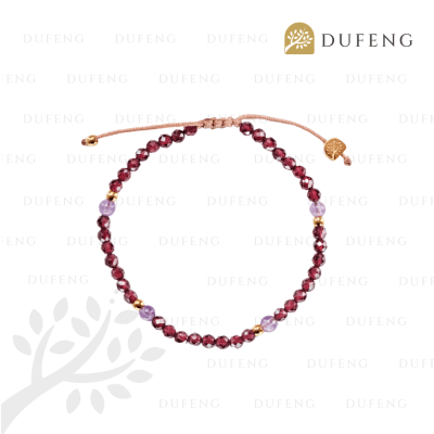 Dufeng - Royal Guardian Garnet Crystal Bracelet
