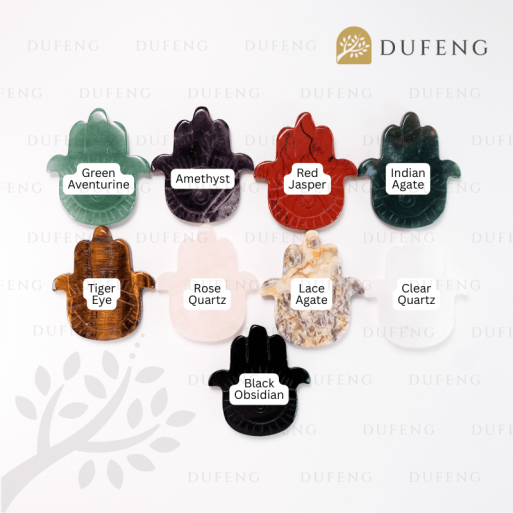 Dufeng – Celestial Hamsa Crystal Plate