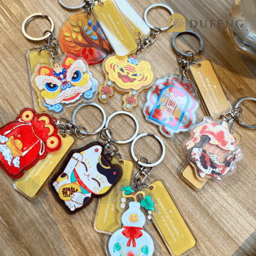 Dufeng – Lucky Symbol Acrylic Keychain