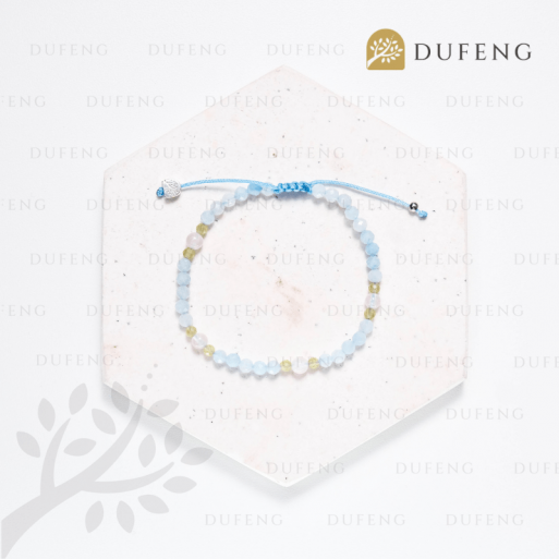 Dufeng – Angel’s Garden Aquamarine Crystal Bracelet