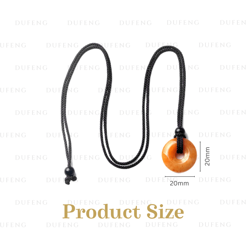 Dufeng - Eternal Loop Crystal Necklace - Image 4