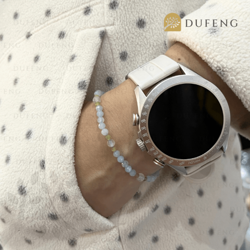 Dufeng – Angel’s Garden Aquamarine Crystal Bracelet