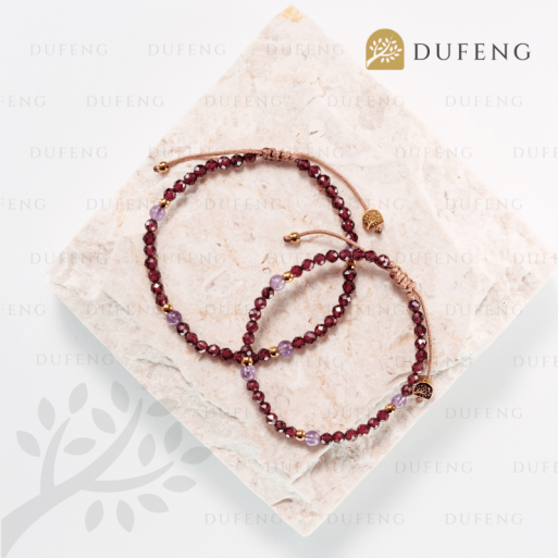 Dufeng – Royal Guardian Garnet Crystal Bracelet