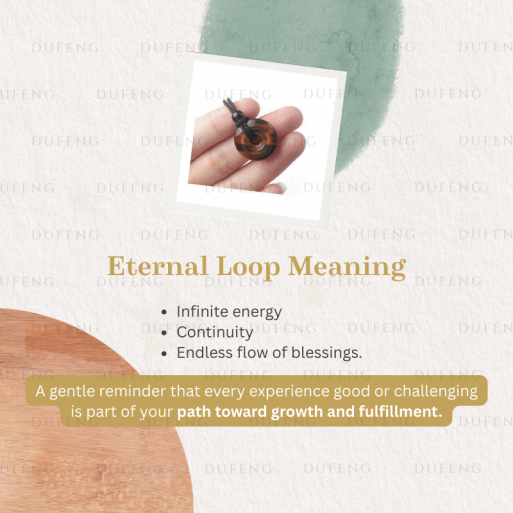 Dufeng – Eternal Loop Crystal Necklace