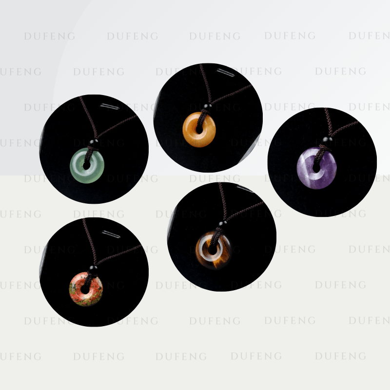 Dufeng - Eternal Loop Crystal Necklace - Image 6