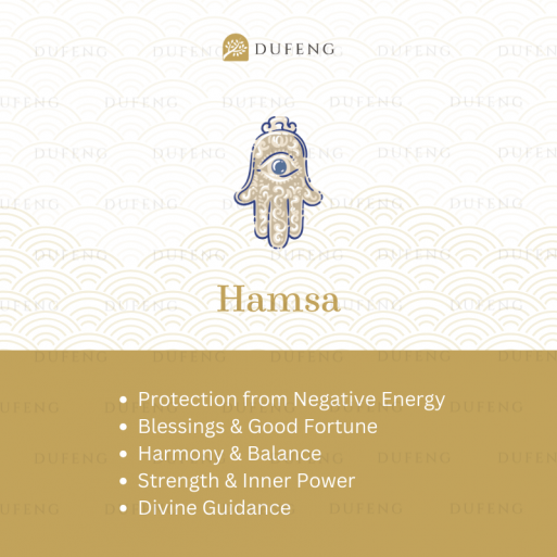 Dufeng – Celestial Hamsa Crystal Plate
