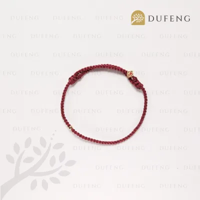 Dufeng - Trinity of Wishes Bracelet - Maroon