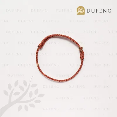 Dufeng - Trinity of Wishes Bracelet - Teracotta