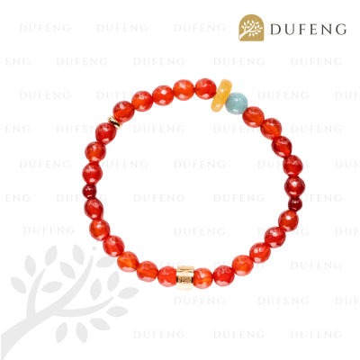Dufeng - Royal Qi Flow Carnelian Crystal Bracelet