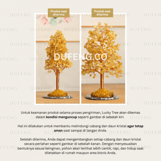 Dufeng – Celestial Crystal Lucky Tree – Pohon Kristal Fengshui