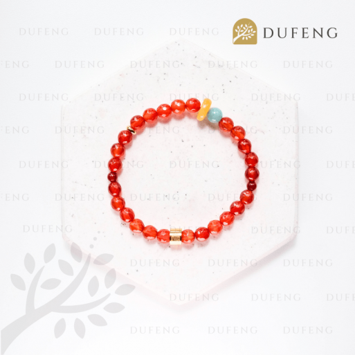 Dufeng – Royal Qi Flow Carnelian Crystal Bracelet