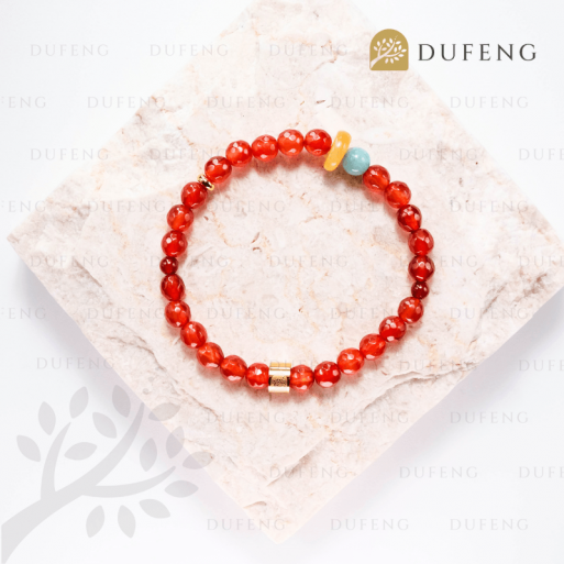 Dufeng – Royal Qi Flow Carnelian Crystal Bracelet