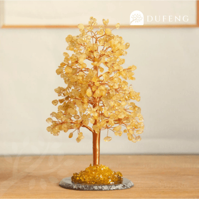Dufeng - Celestial Crystal Lucky Tree - Pohon Kristal Fengshui - Citrine