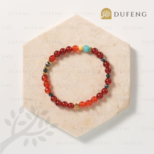 Dufeng – Scarlet Eclat Carnelian Crystal Bracelet
