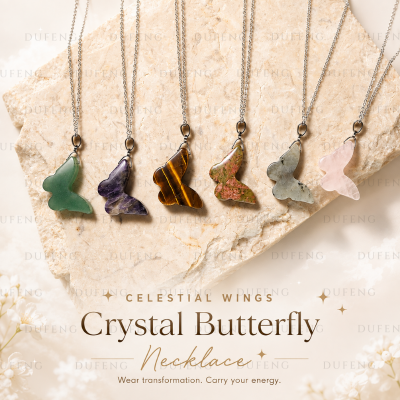 Dufeng - Celestial Wings Grand Butterfly Necklace