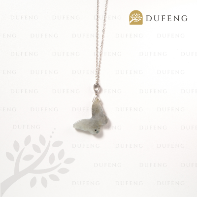 Dufeng - Celestial Wings Grand Butterfly Necklace - Labradorite