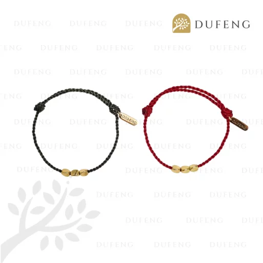 Gelang Yoga Tael Emas Merah Keberuntungan dan Kemakmuran