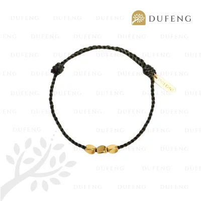 Gelang Yoga Tael Emas Hijau Keberuntungan dan Kemakmuran