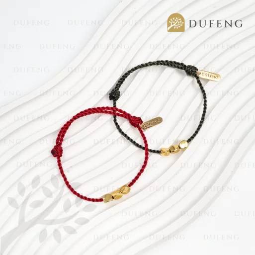 Gelang Yoga Tael Emas Merah Keberuntungan dan Kemakmuran