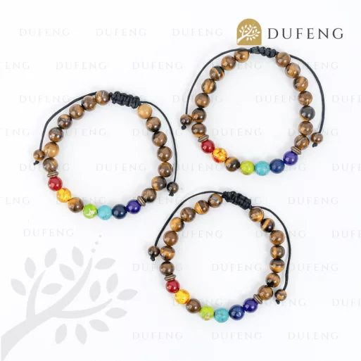 Gelang Healing Crystal 7 Cakra Tiger Eyes 4