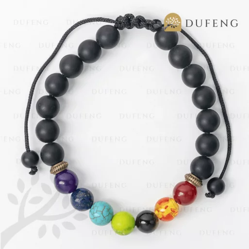 Gelang Healing Crystal 7 Cakra Batu Lava Doff 3
