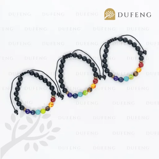 Gelang Healing Crystal 7 Cakra Batu Lava Doff 4