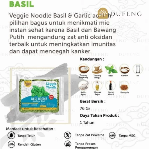 Ladang Lima Veggie Noodle Basil 2