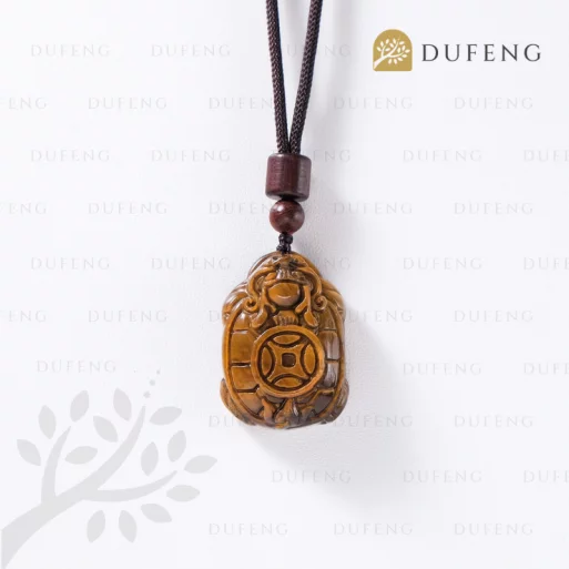 Tiger’s Eye Dragon Turtle Necklace