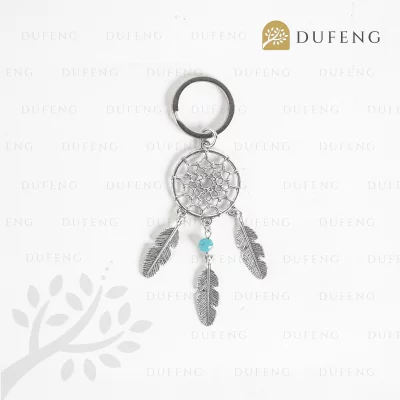 Mini Dream Catcher Keychain - Blue