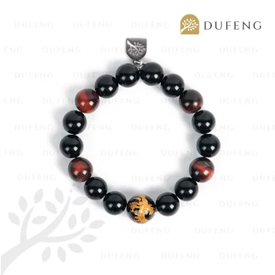 Gelang Dragon King Tiger's Eye Gold
