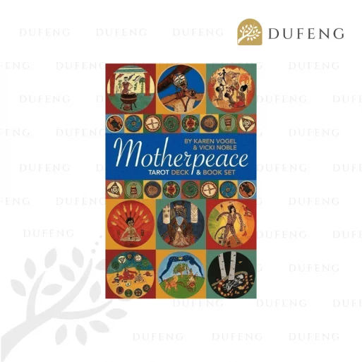 Mini Motherpeace Round Tarot Deck & Book Set