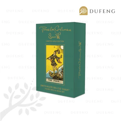 Smith-Waite Deluxe Tarot: Gilded Deck & Book Set