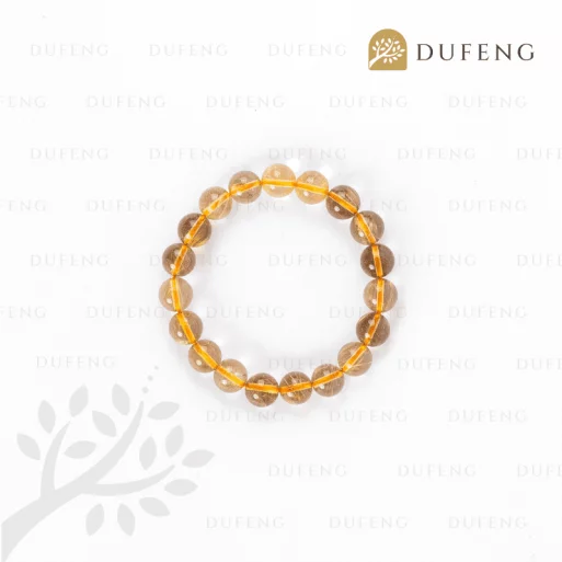 Golden Rutilated Crystal Bracelet