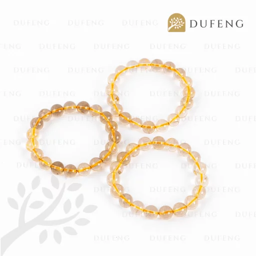 Golden Rutilated Crystal Bracelet